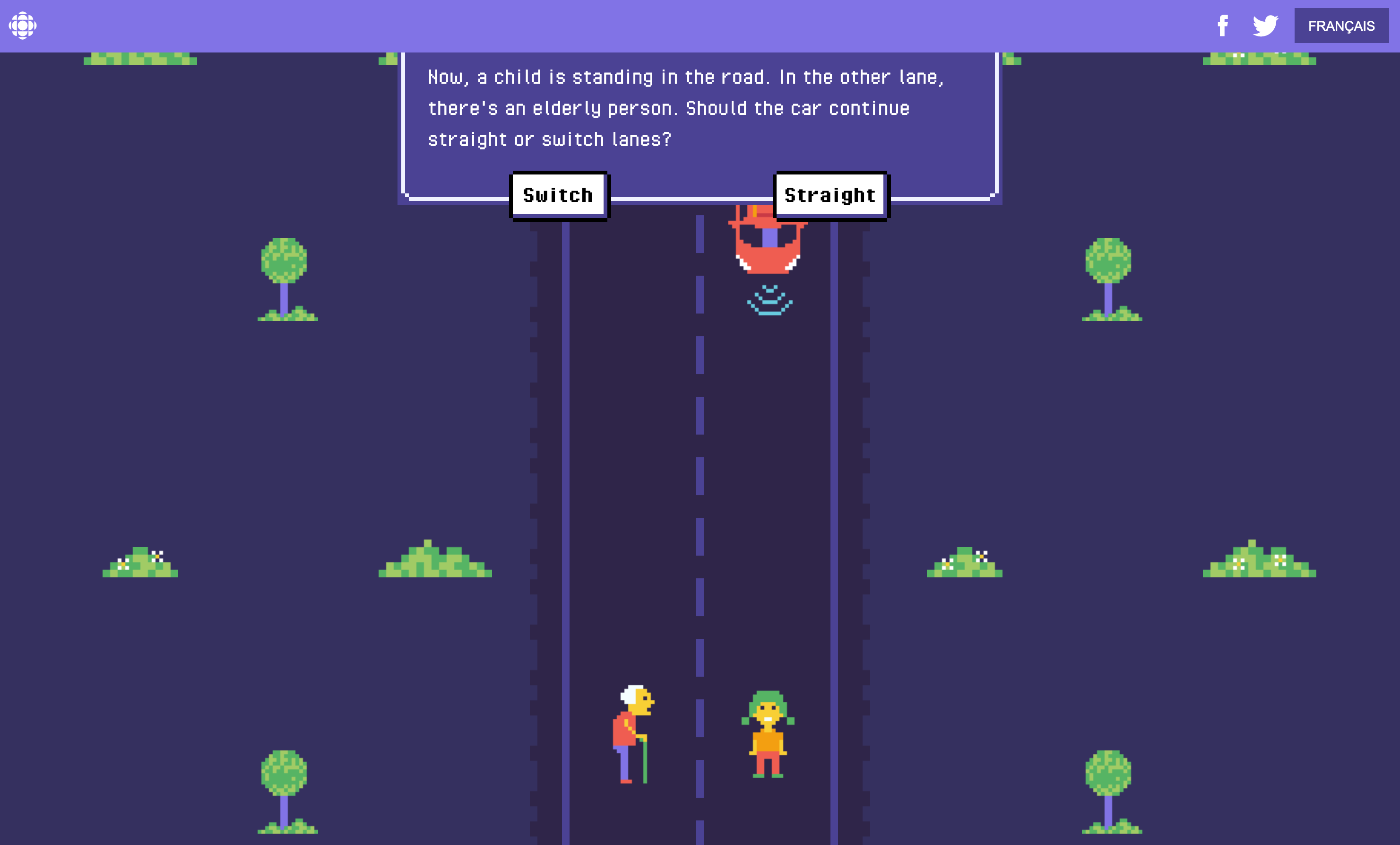 Screenshot of the project