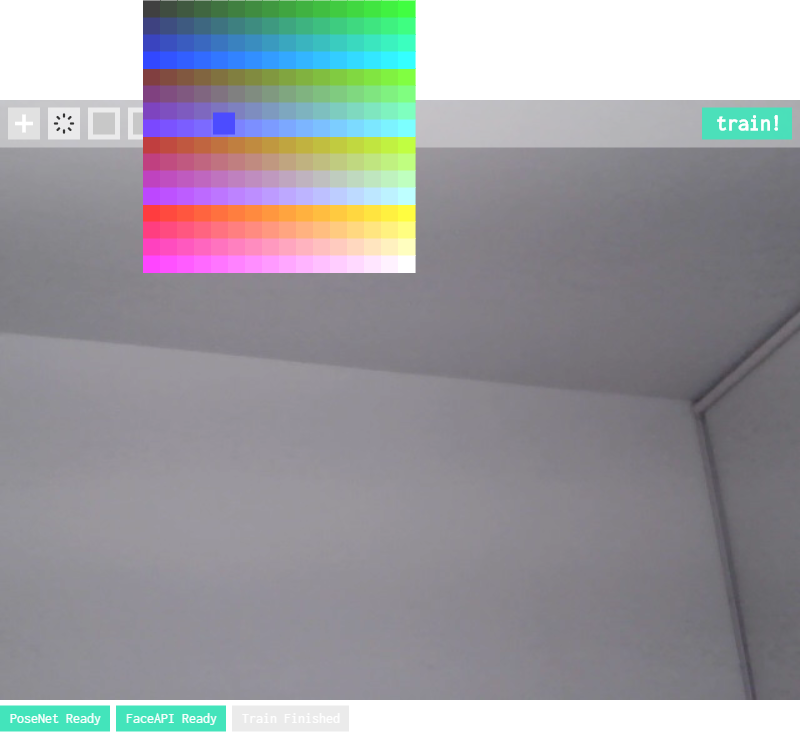 The Interface of Dancing Glow
